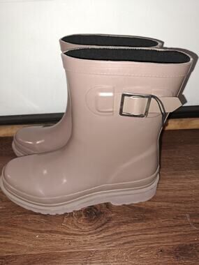 Chooka Rain Boots Women's Size 9 Mauve Taupe Waterproof Ankle Boots, NEW